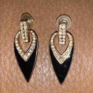 Glam Earrings Vintage 1990s